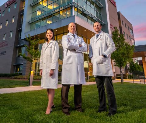 Brian Zaugg with colleagues