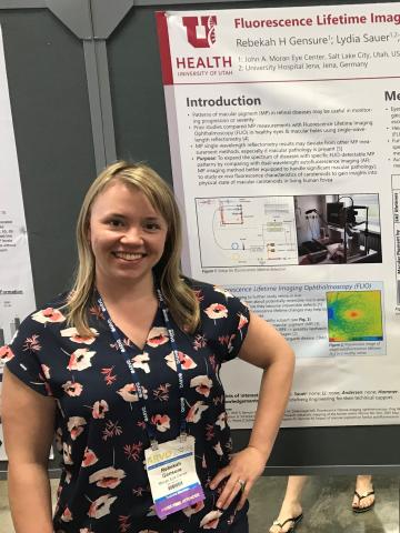 Dr. Rebekah Gensure, Utah Scholar, Presenting at ARVO 2018 Dr. Rebekah Gensure, Utah Scholar, Presenting at ARVO 2018